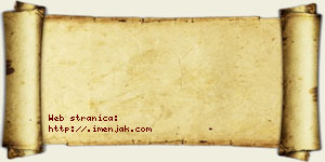 Tijana Peruničić vizit kartica